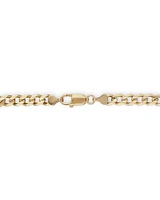 21cm (8.5") 6mm-6.5mm Width Curb Bracelet in 10kt Yellow Gold