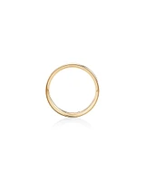 6mm Reverse Bevelled Wedding Band in 10kt Yellow Gold