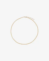 45cm (18”) 2mm-2.5mm Width Herringbone Chain in 10kt Yellow Gold