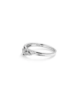 Wedding Ring with 0.23 Carat TW of Diamonds in 14kt White Gold