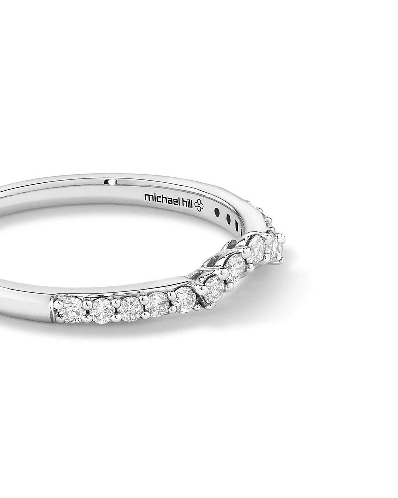 Wedding Ring with 0.25 Carat TW of Diamonds in 14kt White Gold