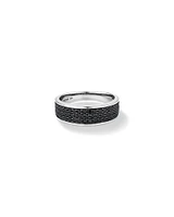 Black Diamond Pavé Ring with 1.00TW of Diamonds in 10kt White Gold