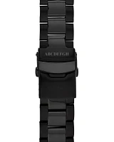 Men's Chronograph Watch in Black Tone Stainless Steel