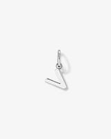Letter Z Initial Pendant in Sterling Silver