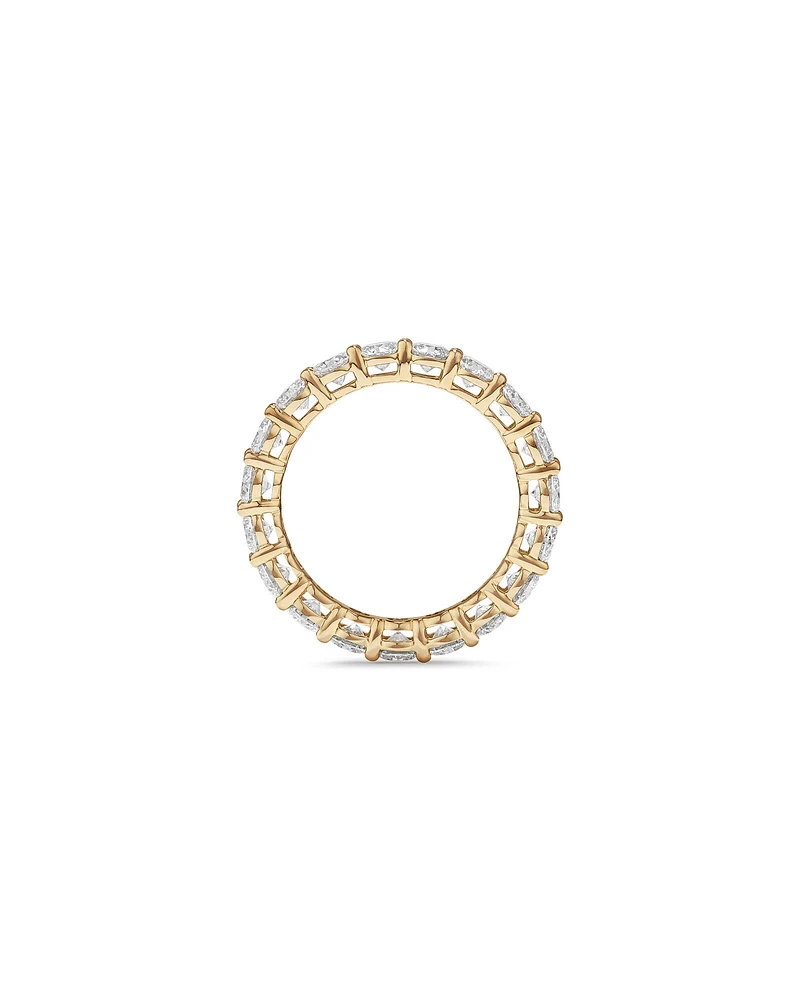 3.00 Carat TW Round Brilliant Laboratory-Grown Diamond Eternity Ring in 14kt Yellow Gold