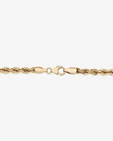 55cm (22") Rope Chain in 10kt Yellow Gold