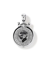 1/10oz Brittannia Soverign Medallion Pendant in Sterling Silver