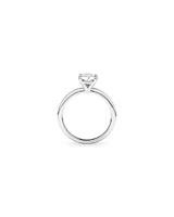 Carat TW Round Brilliant Laboratory-Grown Diamond Solitaire Engagement Ring in 14kt Gold