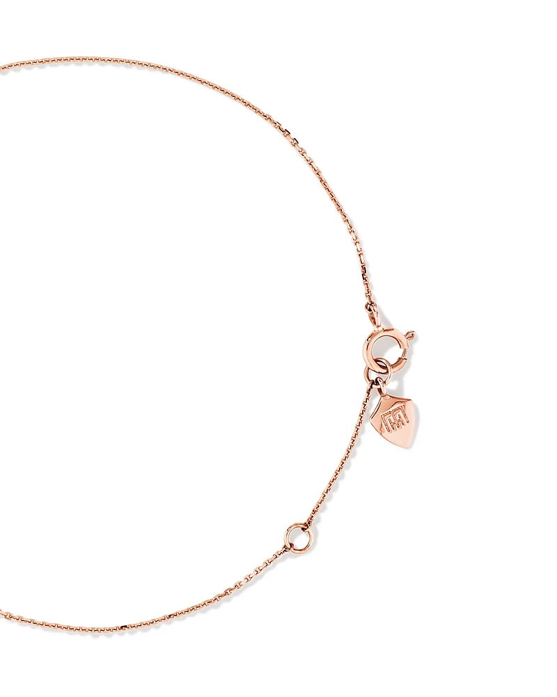 Bracelet with Morganite in 10kt Rose Gold