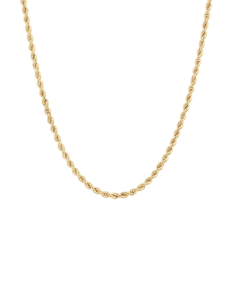 45cm (18") 4mm-4.5mm Rope Chain in 10kt Yellow Gold