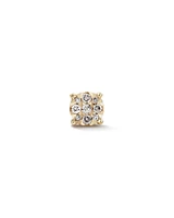 Men’s Stud Earring with 0.12 Carat TW of Diamonds in 10kt Yellow Gold