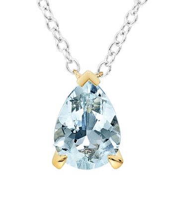 michael hill aquamarine necklace