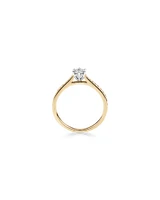 Bague avec 0,48 Carat TW de Diamants en Or Jaune & Blanc 14kt