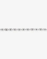 Men's 0.30 Carat TW Men's Black Diamond Link Bracelet in Sterling Silver