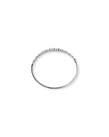 Bubble Bangle with Sapphire and 1.03 Carat TW Diamonds in 14kt White Gold