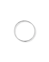 3.7mm Width Solid Round Baby Bangle in Sterling Silver