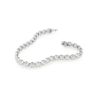 6.00 Carat TW Diamond Tennis Bracelet in 14kt White Gold