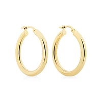 20mm Hoop Earrings in 10kt Yellow Gold