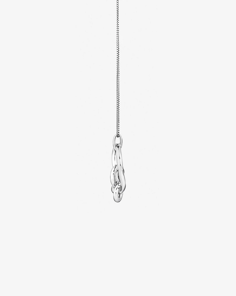 Medium Knots Pendant in Sterling Silver