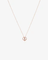 Mini Infinitas Pendant with Diamonds in 10kt Rose Gold