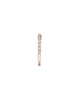 Wedding Ring with 0.34 Carat TW of Diamonds in 14kt Rose Gold