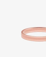 Half Round Wedding Band 10kt Yellow Gold