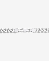 60cm (24") 7.2mm Width Curb Chain in Sterling Silver