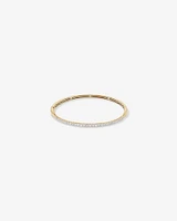 Bangle With 1 Carat TW Of Diamonds In 10kt Yellow Gold