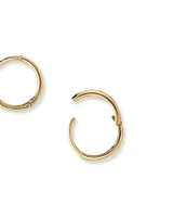 Mini Hoop Earrings in 10kt Yellow Gold