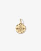 Diamond Accent Aries Zodiac Pendant in 10kt Yellow Gold