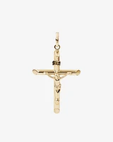 Crucifix Cross Pendant in 10kt Yellow Gold