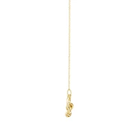 Small Knots Pendant with 0.13 Carat TW of Diamonds in 10kt Yellow Gold