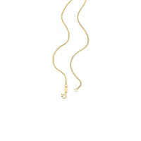 45cm (18") Hollow Round Box Chain in 14kt Yellow Gold