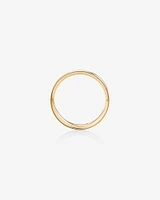 6mm Reverse Bevelled Wedding Band in 10kt Yellow Gold