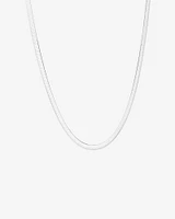 45cm (17") 4.5mm-5mm Width Snake Chain In Sterling Silver