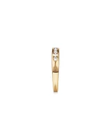 Wedding Ring with 0.25 Carat TW of Diamonds in 18kt Yellow Gold