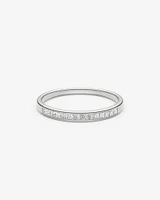 Evermore Wedding Band with Carat TW of Diamonds in 14kt White Gold
