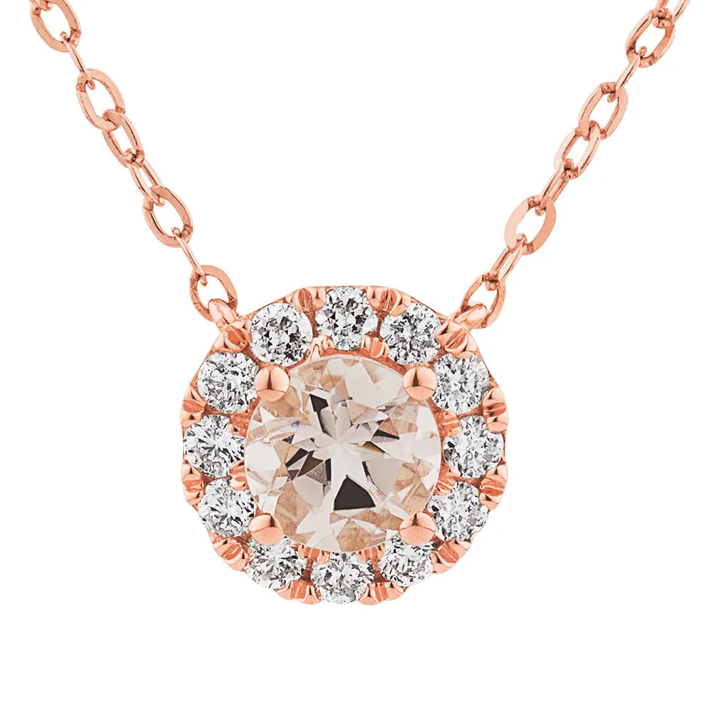 Morganite Heart Pendant Necklace – Elizabeth Anthony