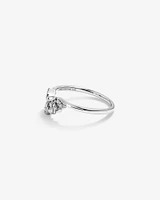 Wedding Ring with 0.14 Carat TW of Diamonds in 14kt White Gold