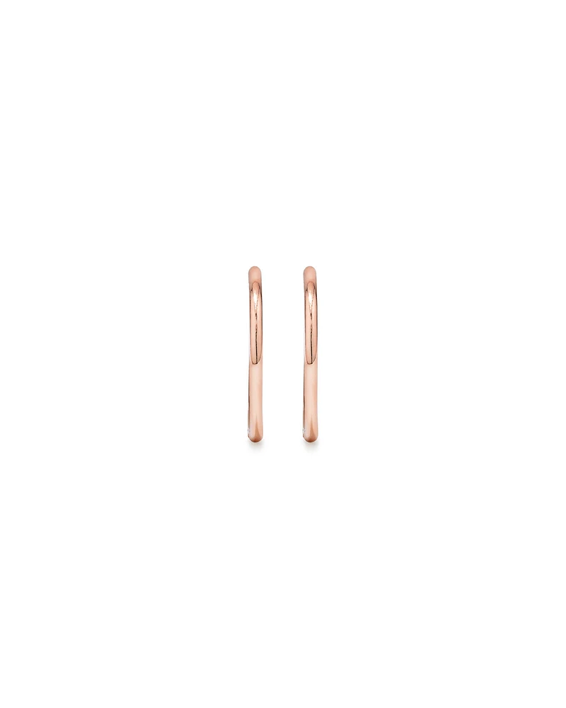 14mm Sleeper Earrings in 10kt Yellow Gold