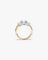 2.00 Carat TW 3 Stone Signature 101 Diamond Ring in 14kt Yellow & White Gold