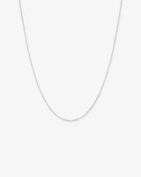 50cm (20") 1.8mm Width Belcher Chain Necklace in Sterling Silver