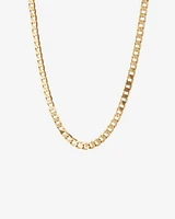 55cm (22") 6mm-6.5mm Width Curb Chain in 10kt Yellow Gold