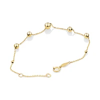 19cm (7.5") Bead Bracelet in 10kt Yellow Gold