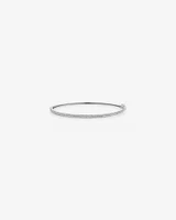 Pave Bangle with 0.50 Carat TW of Diamonds in 10kt White Gold