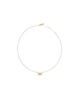 Butterfly Necklace in 10kt Yellow Gold