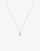 Carat TW Laboratory-Grown Diamond Solitaire Pendant in 14kt Gold