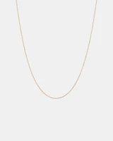 45cm (17") 0.95mm Width Solid Cable Chain In 10kt  Rose Gold