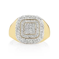 Ring with Carat TW of Diamonds in 10kt Yellow Gold