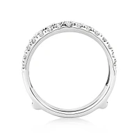Enhancer Ring with 0.25 Carat TW of Diamonds in 14kt White Gold